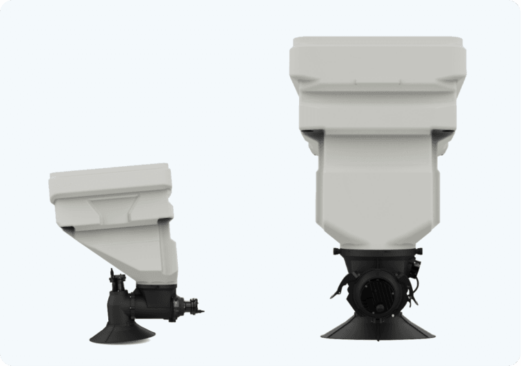 Fertilizer spreading performance depends on hopper setup, material flow, granule condition, target rate, and spreading width.